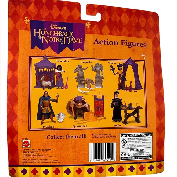 Disney Toys Unopened Vintage Disney Action Figures Hunchback Of Notre Dames Gargoyles Poshmark